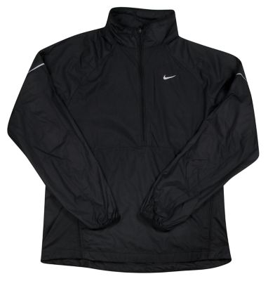 Men's Microfiber 1/2 Zip Jacket - Black