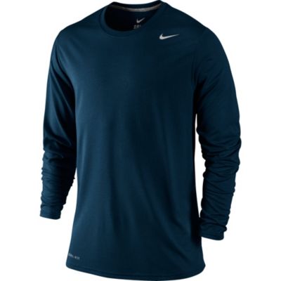 Men's Legend Dri-Fit Poly L/S Top - Navy / Dark Blue
