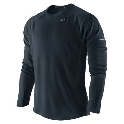 Men's Miler UV Long Sleeve Shirt - Black