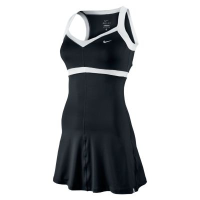 Women's Border Dress - Black