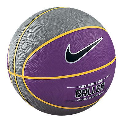 Baller Mini Basketball - Anthracite / Purple