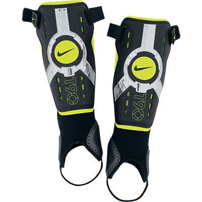 T90 Protegga Youth Shinguard - Black / Volt