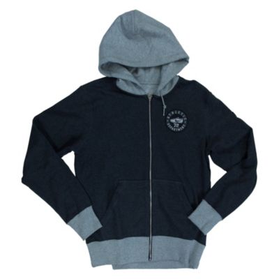 Men's Squad Ft Graphic Zip Hoody  - Black