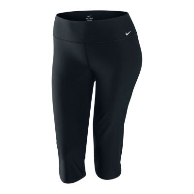 Women's Xtnd L Series Reg Poly Capri - Black