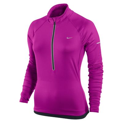 Women's L/S D/D 1/2 Zip Top - Purple