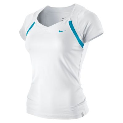 Women's Nike Border S/S Top - White