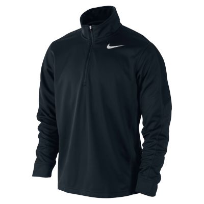 Men's Shield 1/2 Zip Top - Black