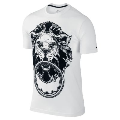 Men's Lebron Lion Crown Tee - White