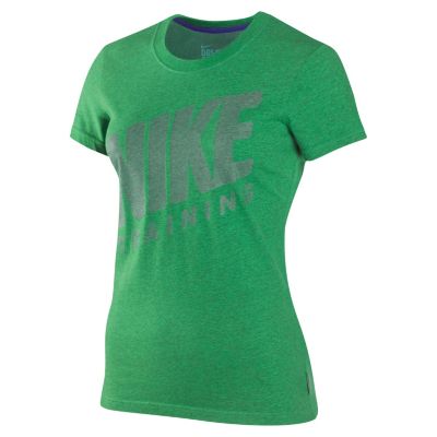 Women's Training Day Slim DF Cttn S/S Tee - Green