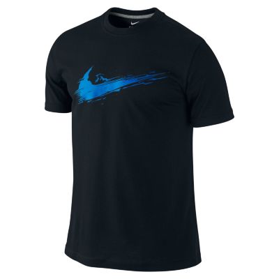 Men's Badass Swoosh Tee - Black