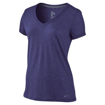 Women's Loose Tri Blend V-Neck - Pink