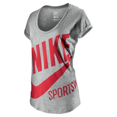 Women's Exploded NSW Tee - Charcoal