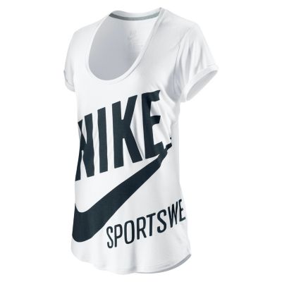Women's Exploded NSW Tee - White