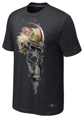 Men's 49ers Tri-Helmet Tee - Black