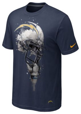 Men's Chargers Tri-Helmet Tee - Navy / Dark Blue