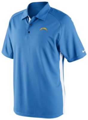 Men's Chargers Coach's 2 Polo - Light Blue / Powder Blue
