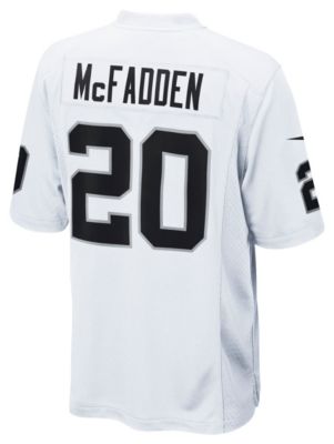 Men's Raiders McFadden Game Jersey - White