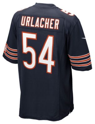 Men's Bears Urlacher Game Jersey - Navy / Dark Blue