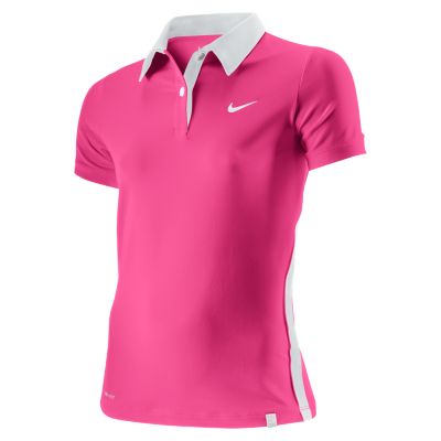 Girls' Border Polo - Pink