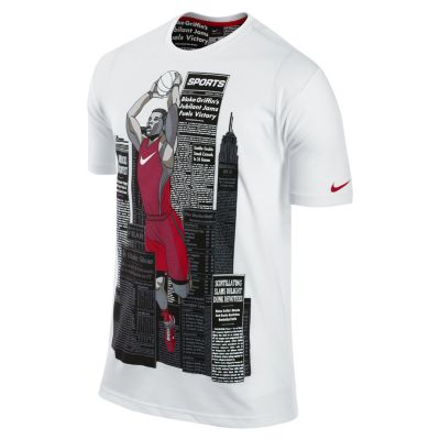 Men's Blake Griffin Darko Tee - White Patterned