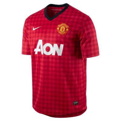 Men's Manchester United Home Replica Jersey - Red