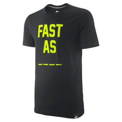 Men's Ru Fast As Tee - Black