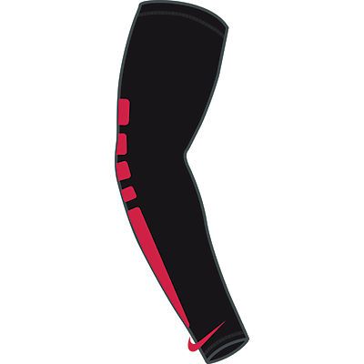 Dri-FIT Elite Basketball Sleeve - Black/Red