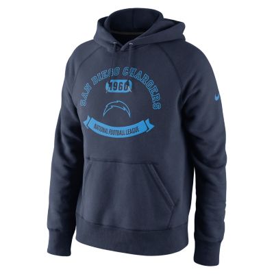Men's Chargers Washed Classic Hoody - Navy / Dark Blue