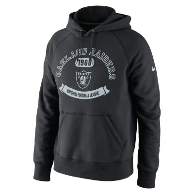 Men's Raiders Washed Classic Hoody - Black