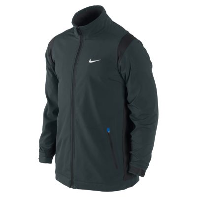 Men's Hard Court Woven Jacket - Dark Green / Moss