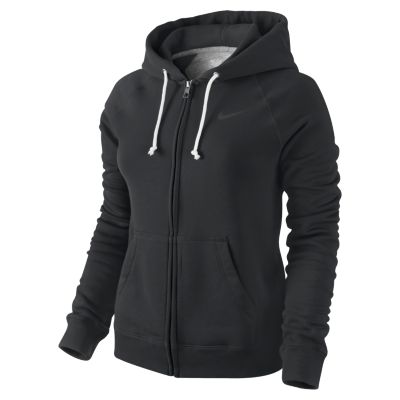 Women's Rally Solid Full ZipHoody - Black