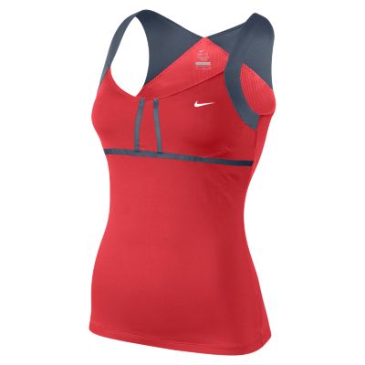 Women's Maria Back Court Tank - Orange