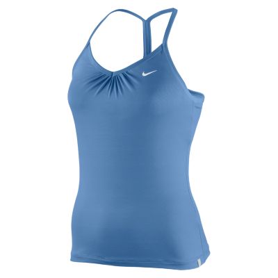 Women's Border Strappy Tank - Blue