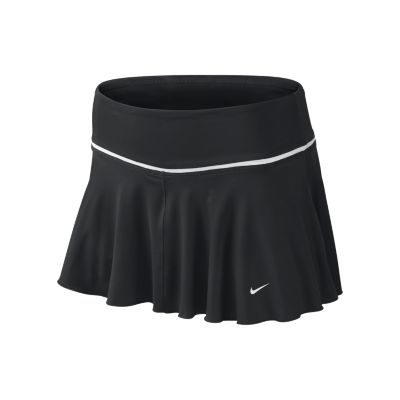 Women's Flounce Knit Skirt - Black