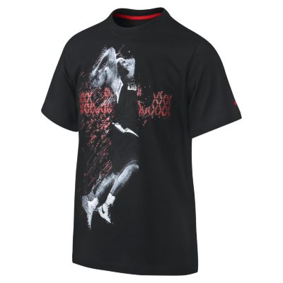 Boys' Short Sleeve Lebron Data Tee - Black