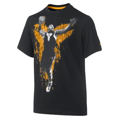 Boys' Short Sleeve Kobe Data Tee - Black