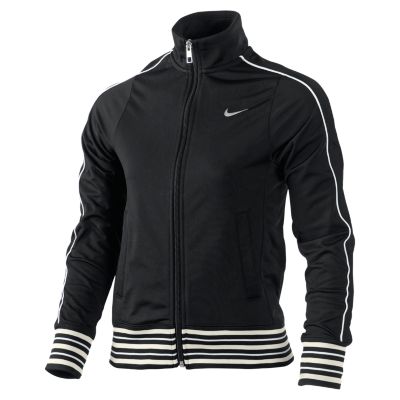 Girls' YA855 Track Jacket - Black