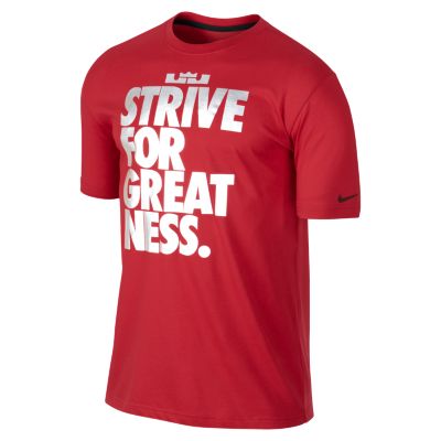 Men's Lebron Strive For Greatness Tee - Red
