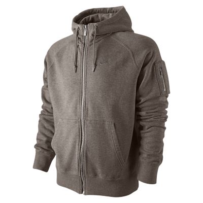 Men's Aw77 Stadium FZ Hoody - Brown