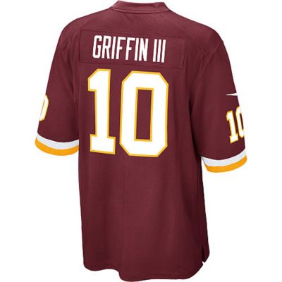 Men's Redskins Griffin III Game Jersey - Red