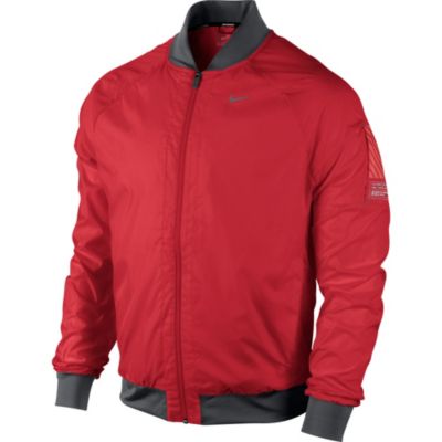 Men's Nike Bomber Jacket - Red