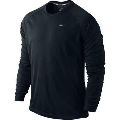 Men's Miler LS UV Shirt - Black