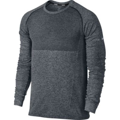 Men's LS Seamless Shirt - Black