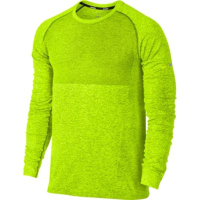 Men's LS Seamless Shirt - Yellow