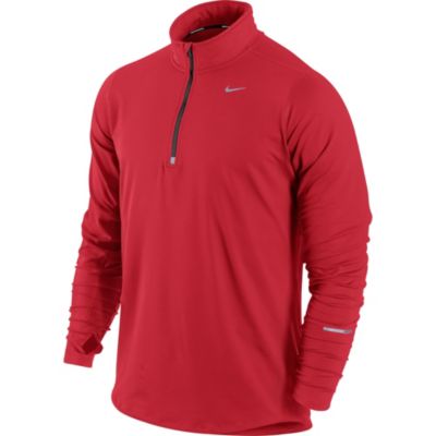 Men's Nike Element 1/2 Zip Jacket - Red