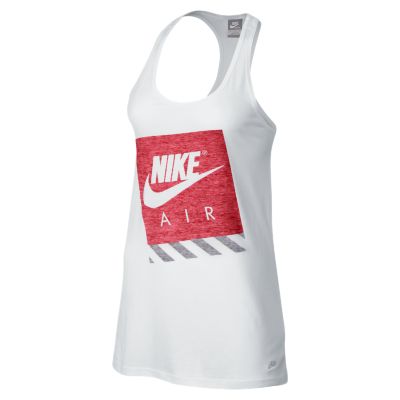 Women's RU AMX Air Logo Tank - White