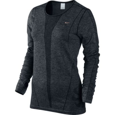 Women's Seamless LS Top - Black