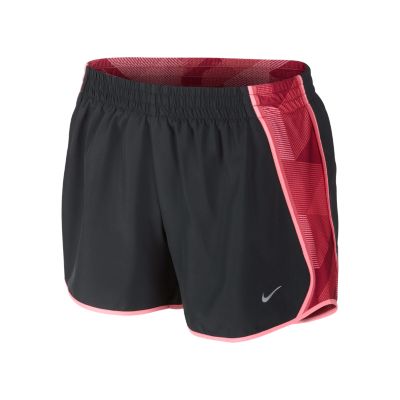 Women's Pacer Print Panel Short - Charcoal