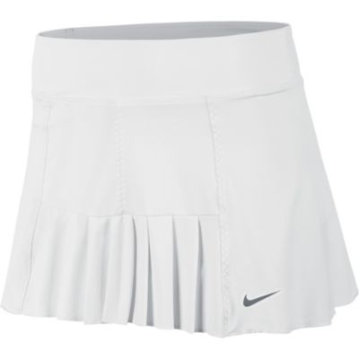 Women's Pleated Knit Skirt - White