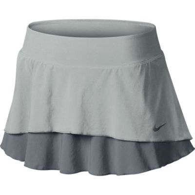 Women's Flouncy Woven Skirt - Gray